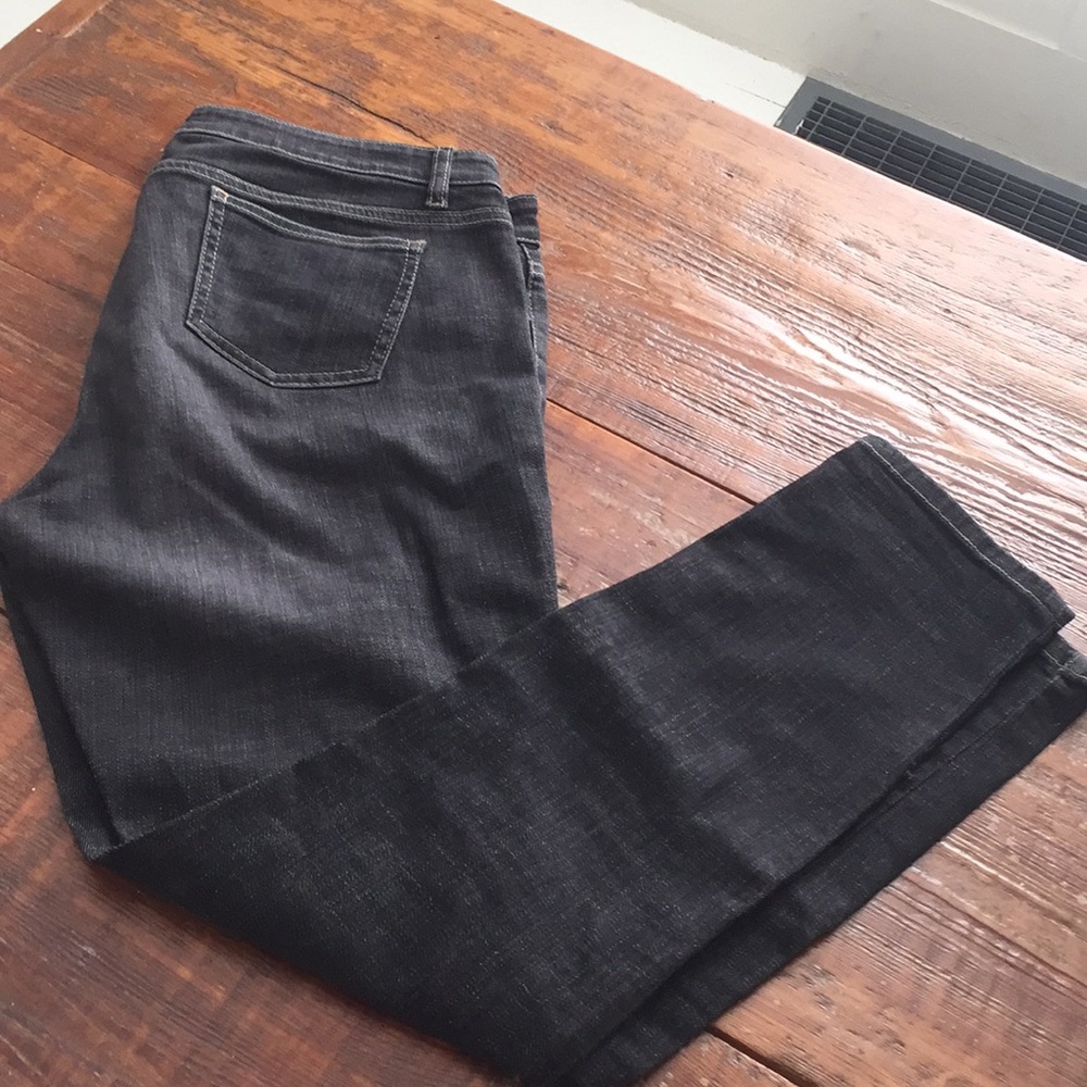Eileen Fisher sz 14P black jeans